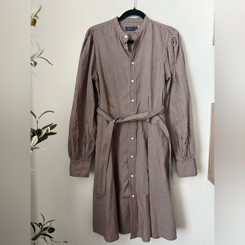 Polo Ralph Lauren check-print shirtdress - Picture 3 of 11